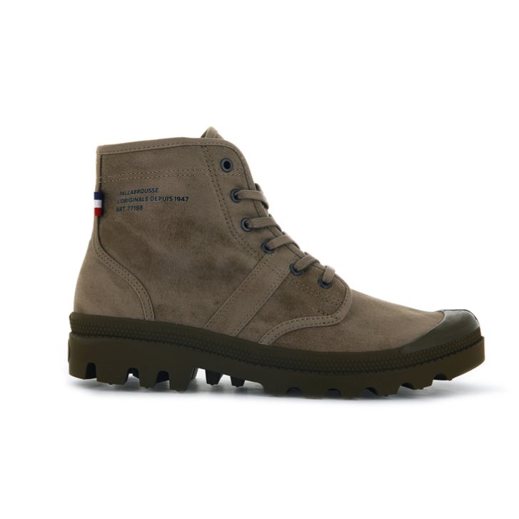 Bottes Palladium Pallabrousse Legion WAX Homme Marron | FR JLH457P